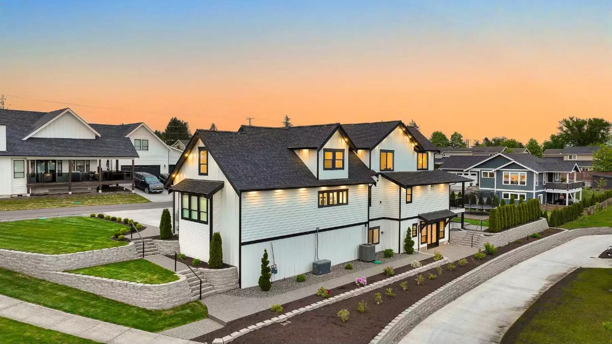 Sunset-Facing Exterior With Board-and-Batten Siding and Dormers That Pull Their Weight