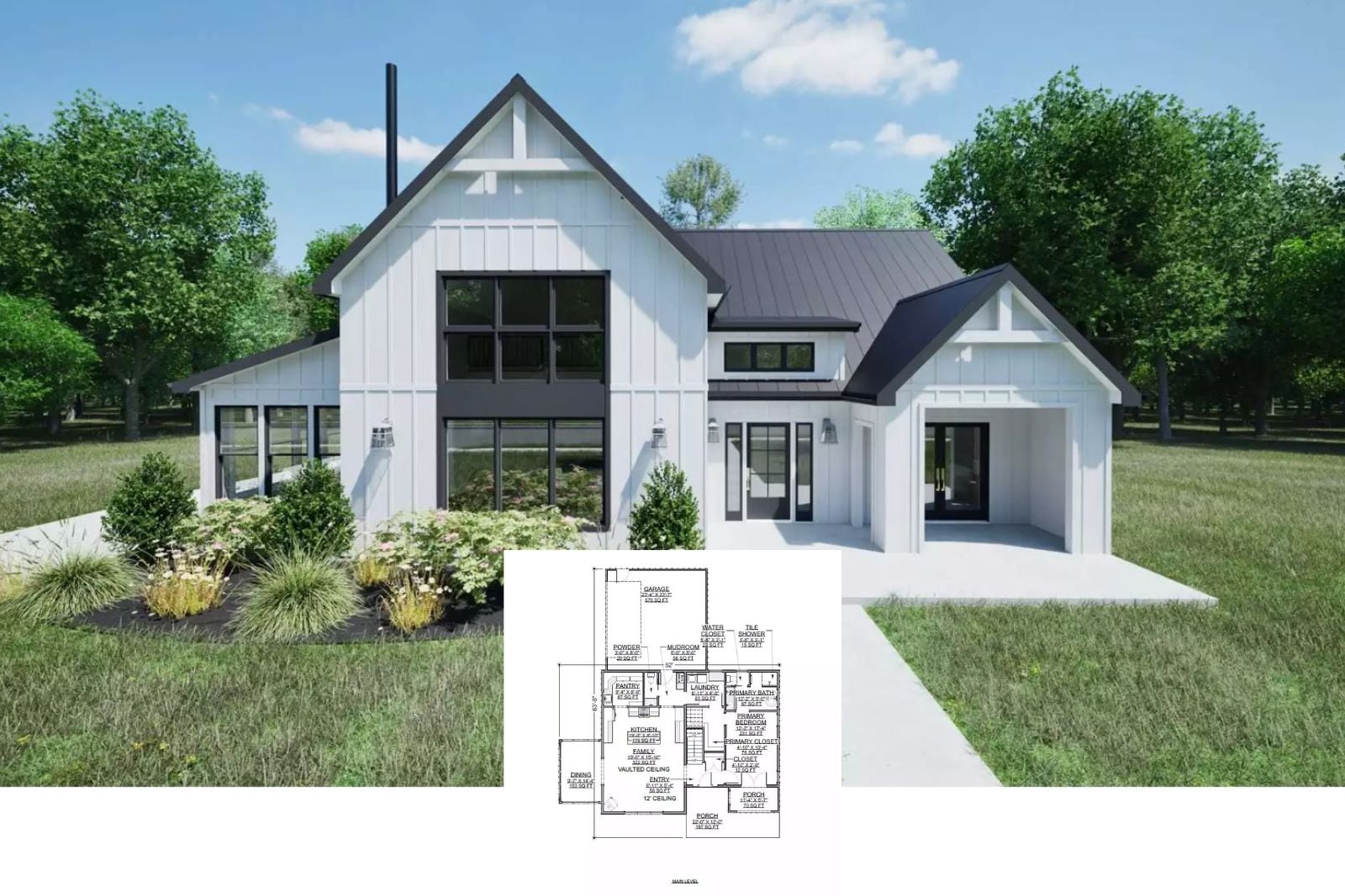 Briarwind Crescent 3-Bedroom Modern Farmhouse Layout with Soaring Great Room (2,149 Sq. Ft. Floor Plan)