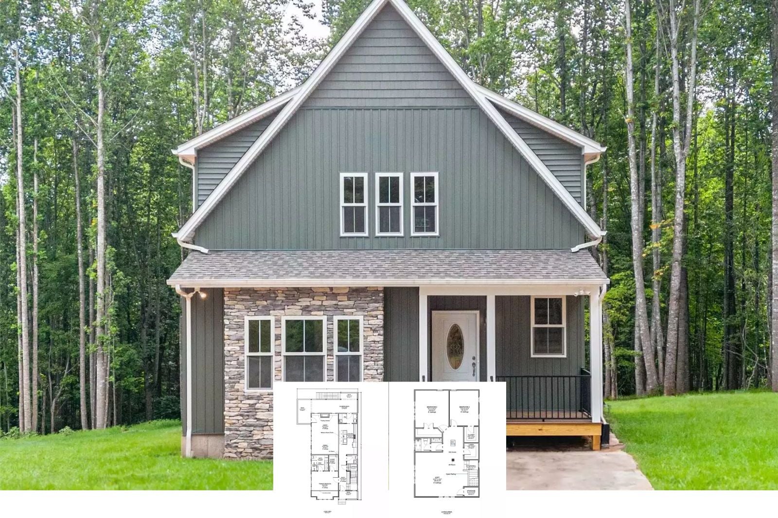 Discover The Whitmore Court 4-Bedroom Country House Plan with Covered Deck (2,368 Sq. Ft. Floor Plan)