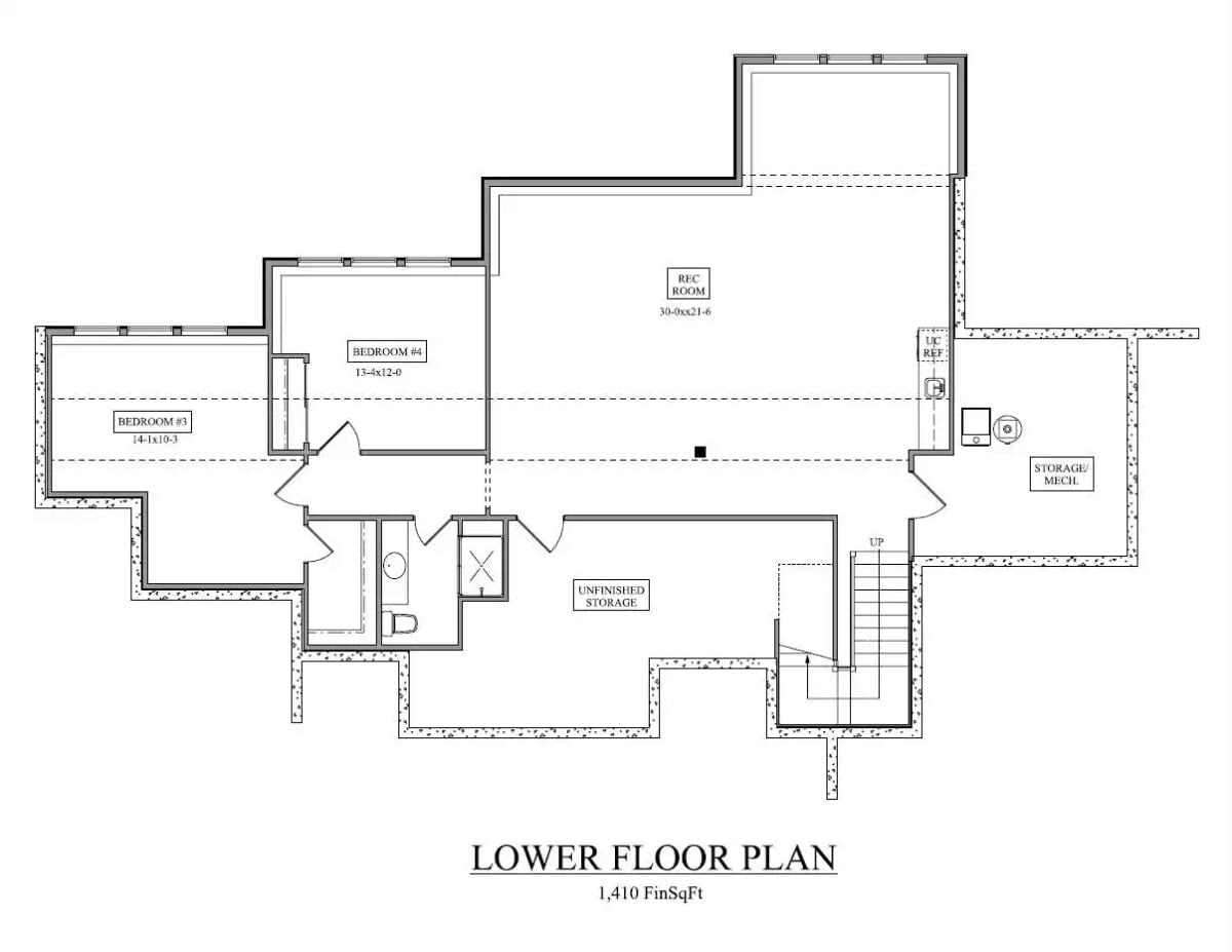 Floor Plan 2 - Aldercrest Lane 4-Bedroom Craftsman with Main-Floor Primary Designed for Empty Nesters Who Are Secretly Hoping the Kids Move Back