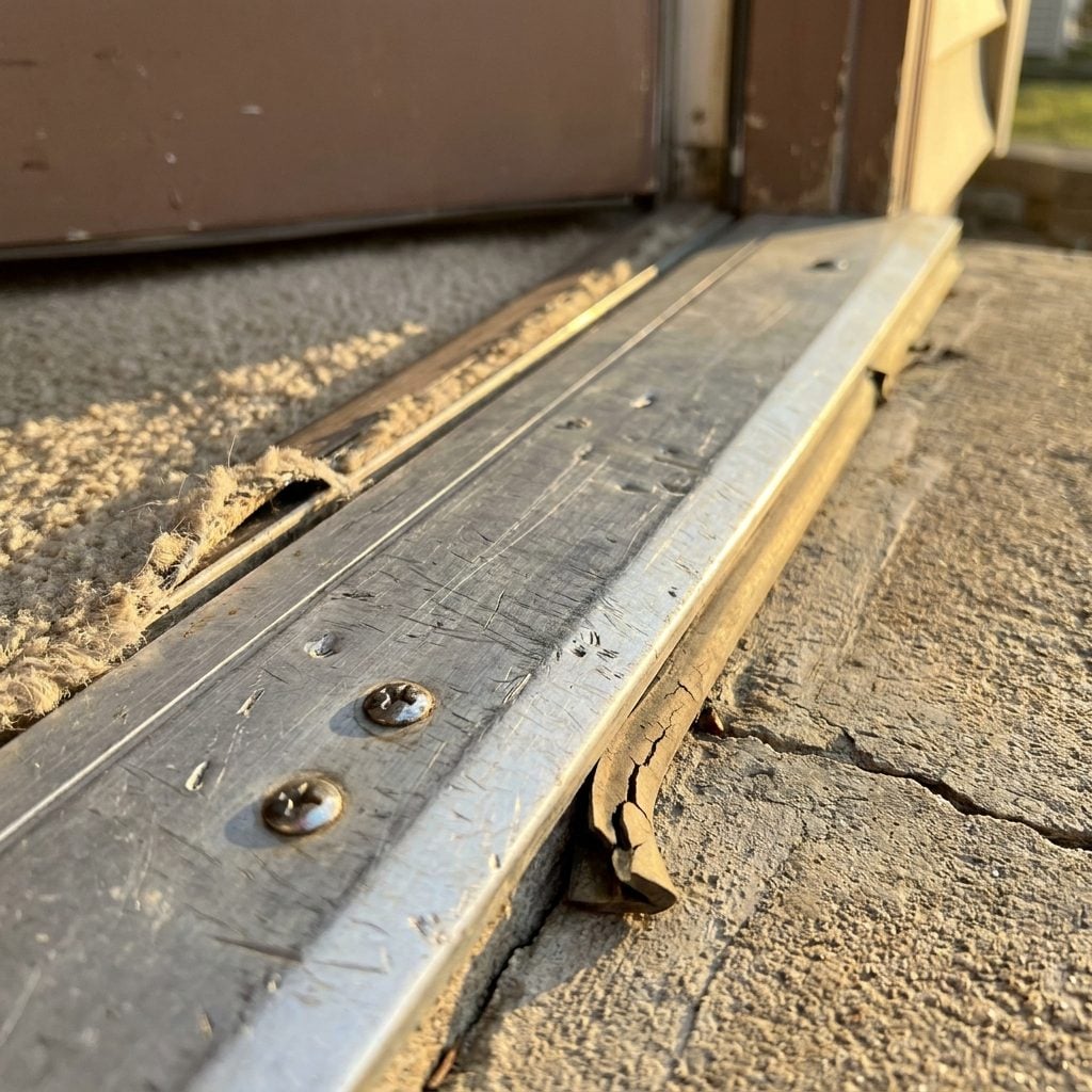 The Aluminum Threshold Strip That Caught Every Shoe and Rolled Suitcase