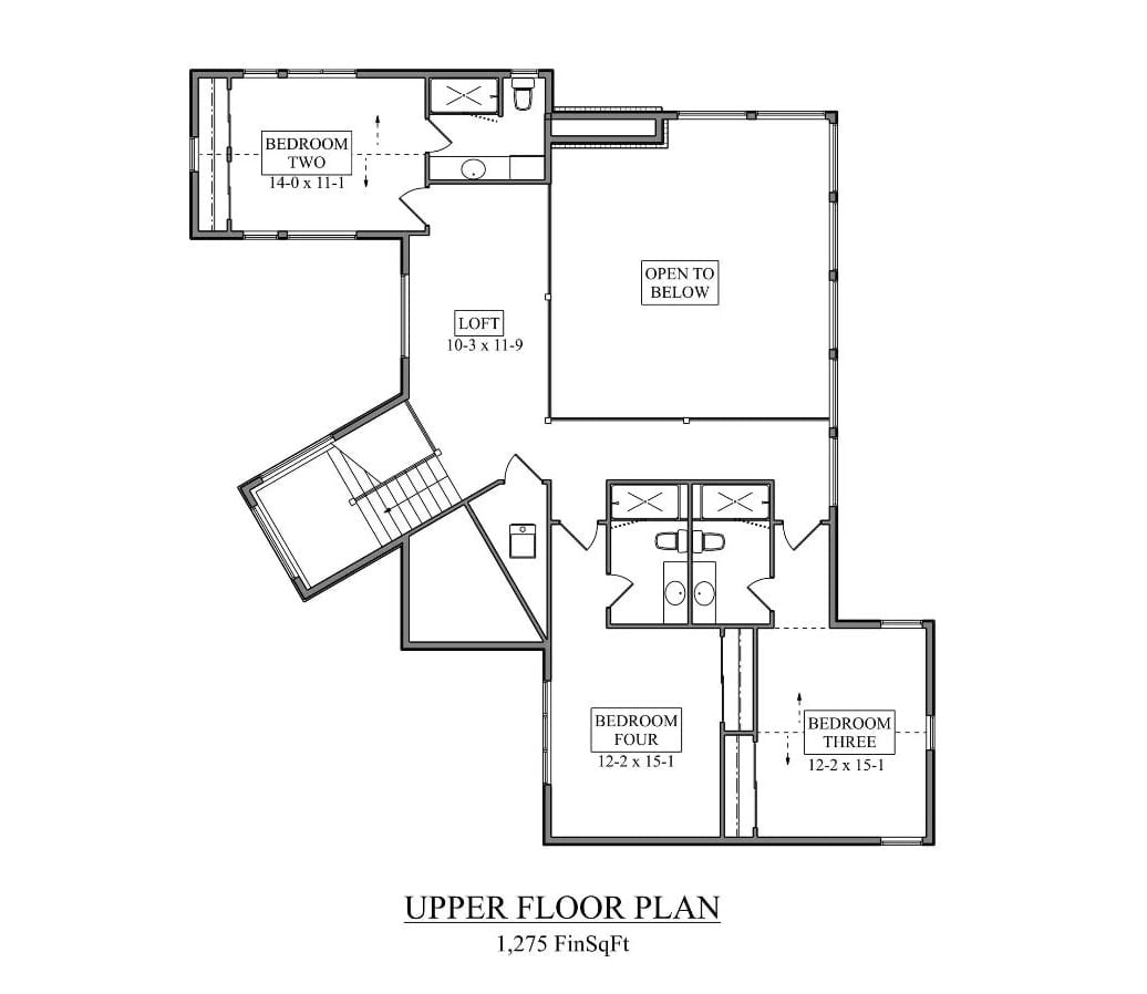 Floor Plan 2 - Angus Heights 4-Bedroom Craftsman with Walkout Basement Designed for Families with In-Laws Who Might Be Moving In Whether You Like It or Not