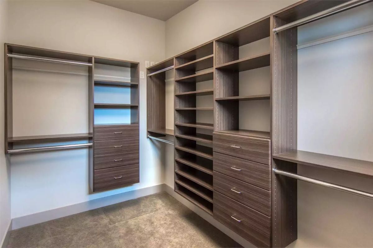 Walk-In Closet Built Like Furniture, Not an Afterthought