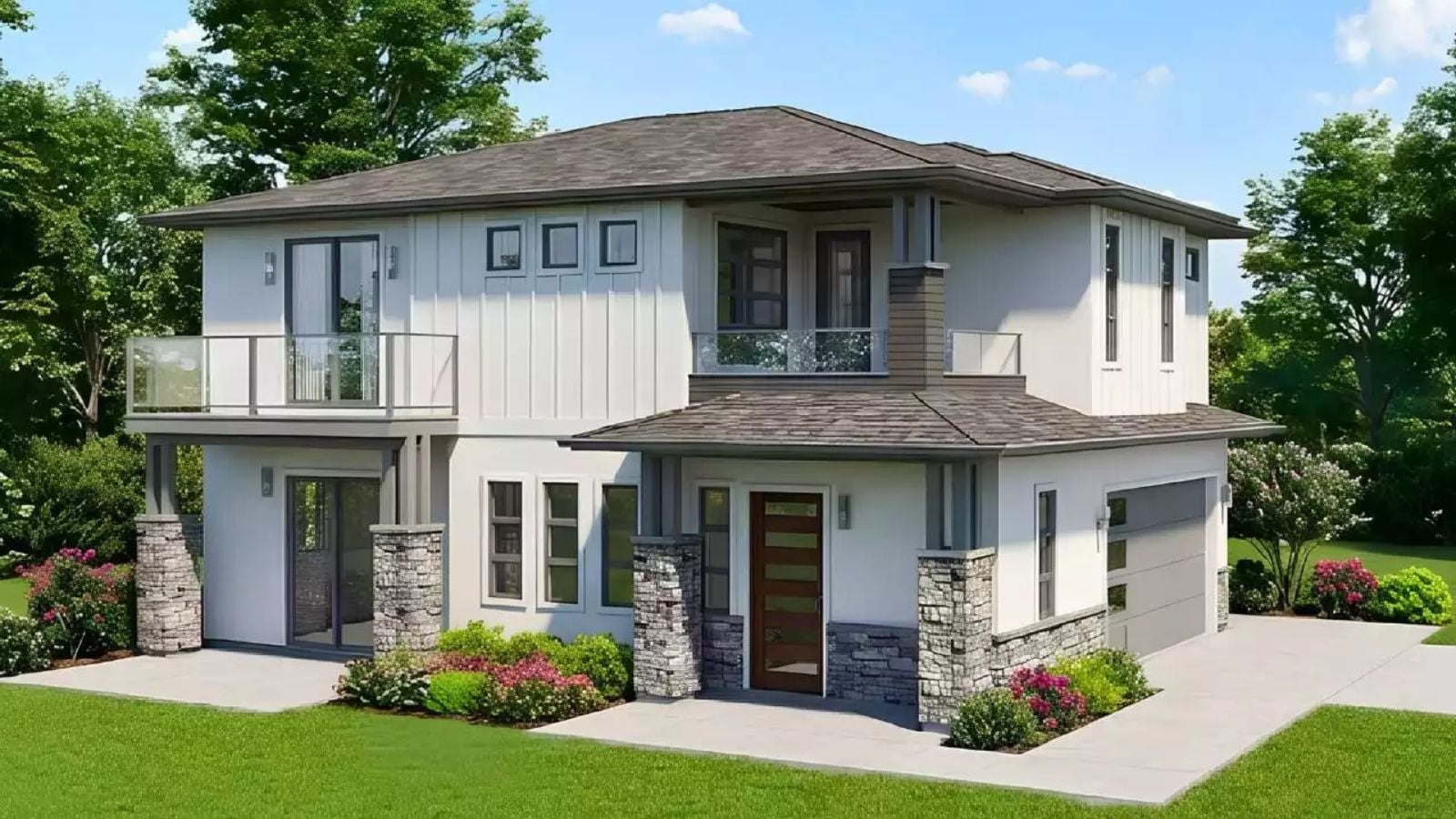 Auraria 3-Bedroom Modern with Sundeck Designed for Couples Who Bought the Lot Before They Bought the Plan (Floor Plan)