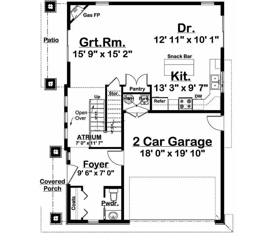 Floor Plan - Main Floor