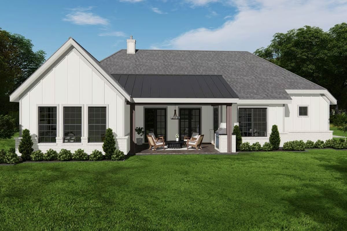 Covered Porch Built for Staying Outside Just a Little Longer