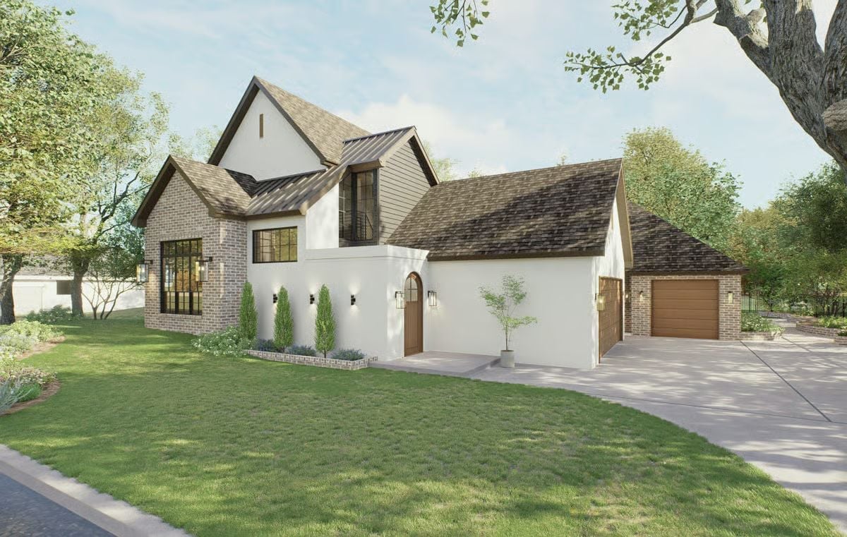 Belvoir Court 4-Bedroom European Cottage with In-Law Suite Designed for Families with In-Laws Who Might Be Moving In Whether You Like It or Not (Floor Plan)
