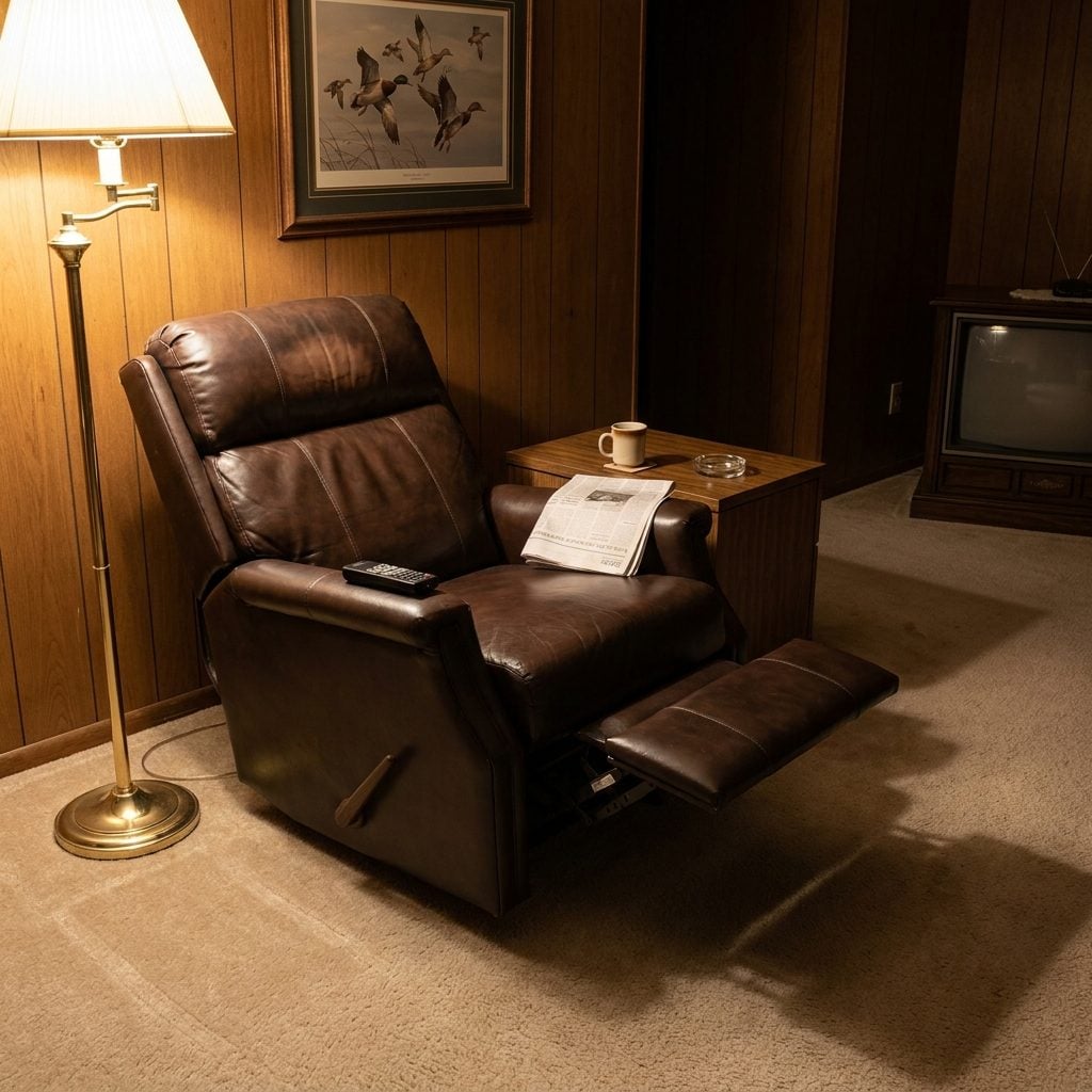 The Big Brown Recliner That Was Off-Limits When Dad Was Home but Fair Game From 3 to 6 PM