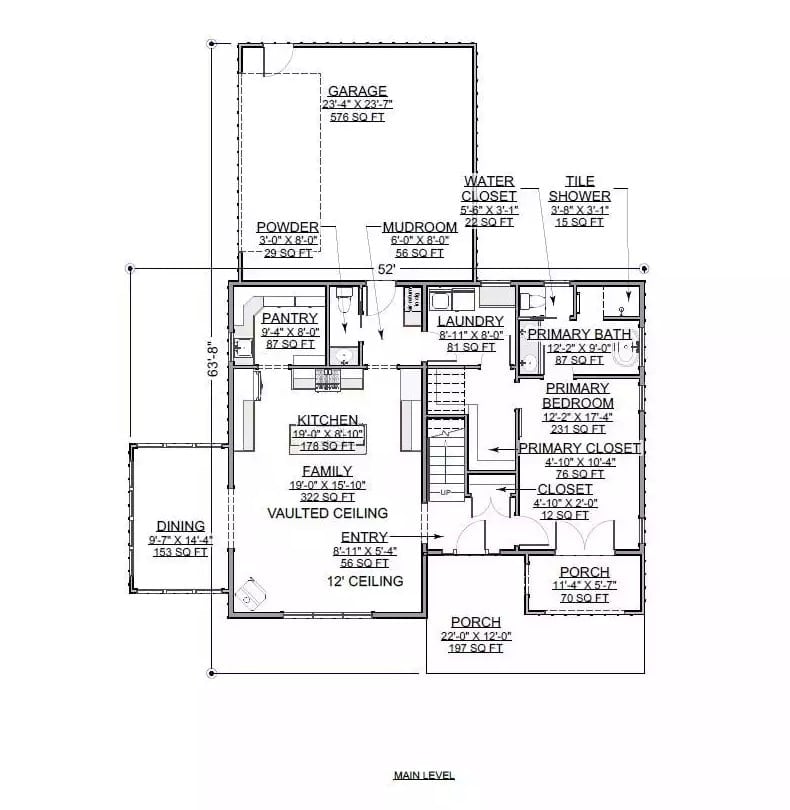 Floor Plan - Briarwind Crescent 3-Bedroom Modern Farmhouse with Upstairs Loft Designed for Families Who Outgrew Their Starter Home Three Years Ago