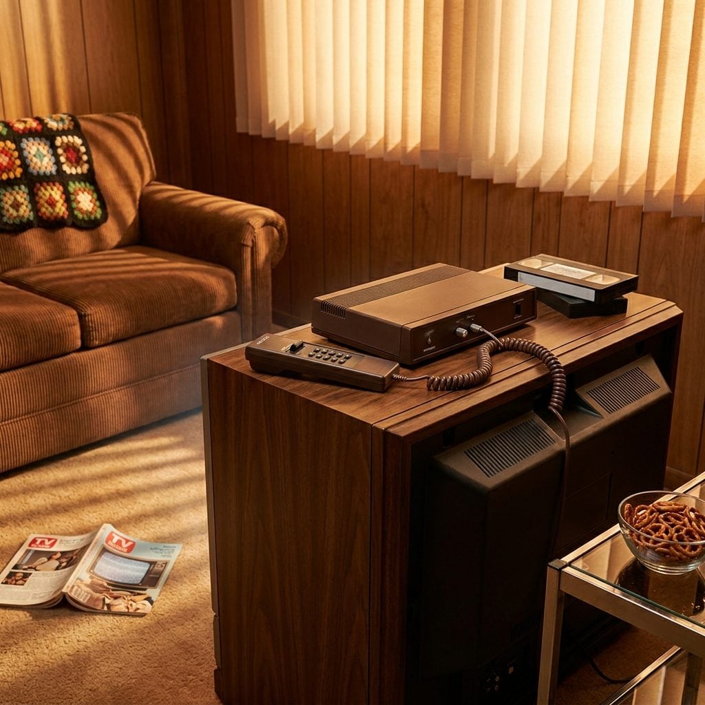 The Cable Box Sitting on Top of the TV Like a Small Altar to HBO