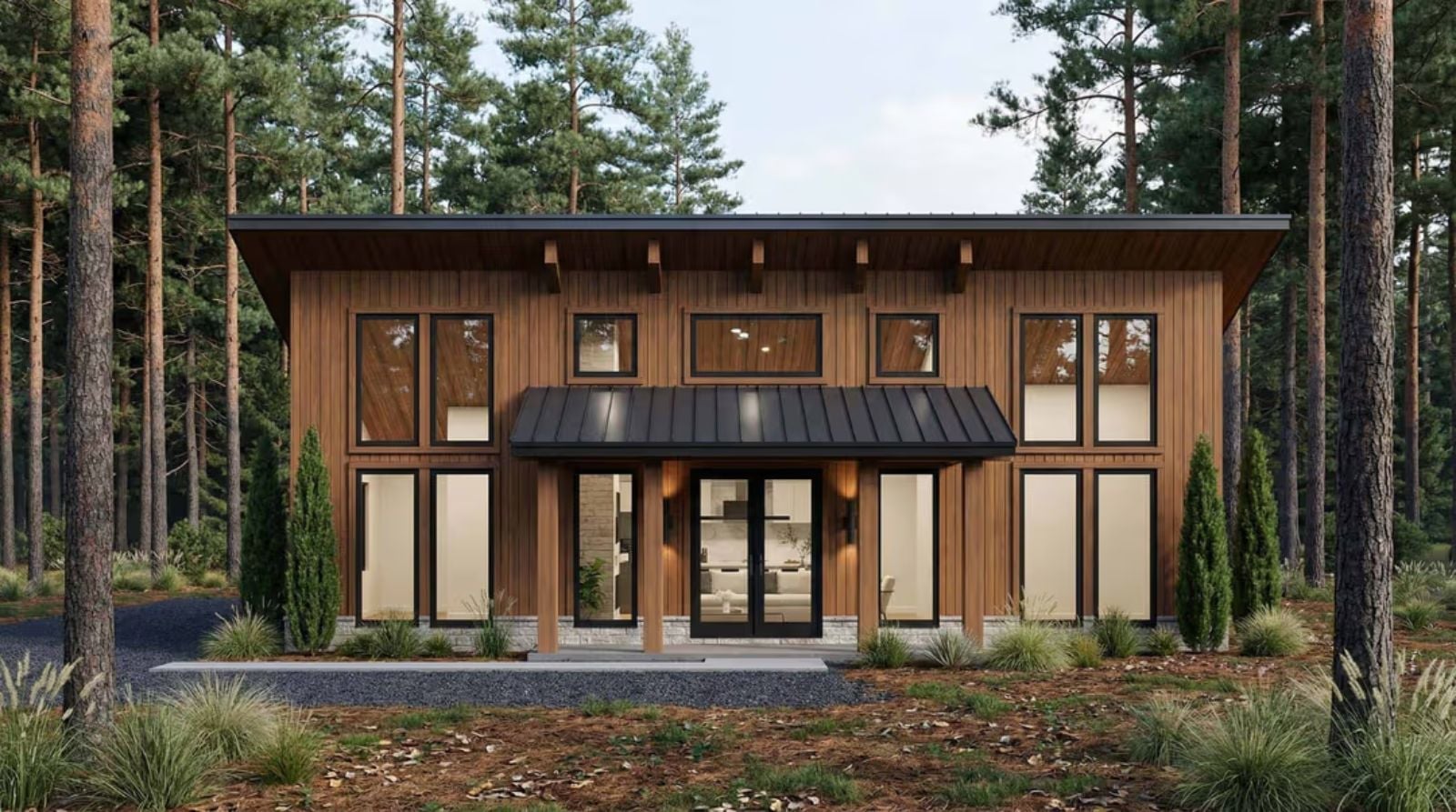Cedarhollow 3-Bedroom Modern Ranch with Vaulted Great Room Designed for Couples Who Want a Home That Feels Like Vacation (Floor Plan)