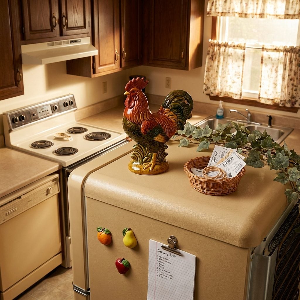 The Ceramic Rooster on Top of the Fridge That Nobody Bought and Nobody Would Throw Away