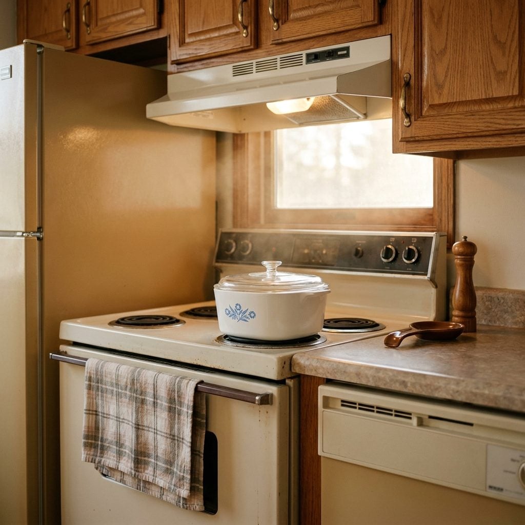 The Corningware Casserole Dish with the Blue Cornflower That Lived on the Stove