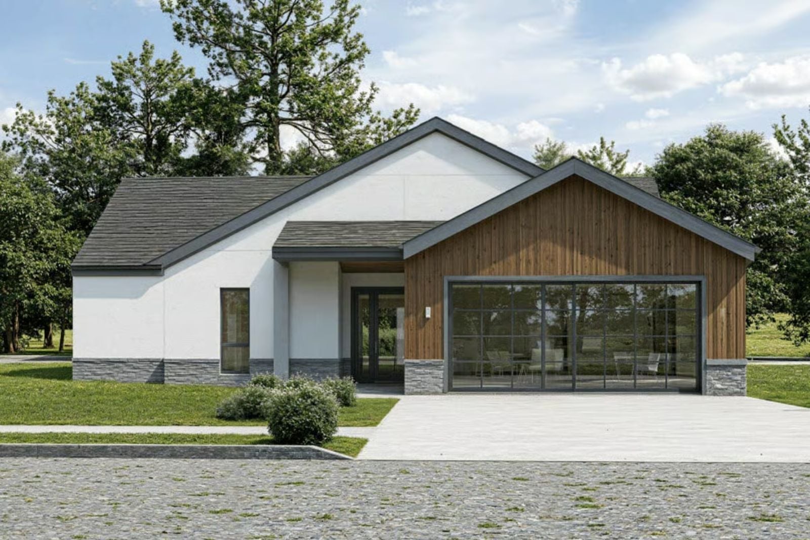 Crestline 2-Bedroom Contemporary with Covered Patio Designed for Empty Nesters Who Are Finally Done Compromising (Floor Plan)