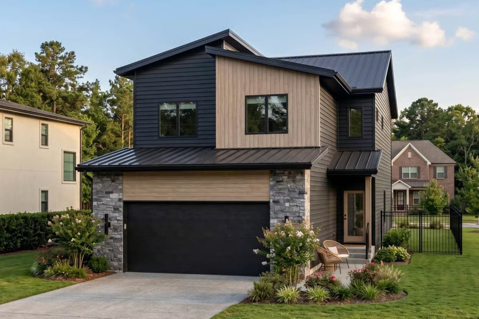Crestline 3-Bedroom Contemporary Modern with Finished Basement Designed for Families Who Outgrew Their Starter Home Three Years Ago (Floor Plan)