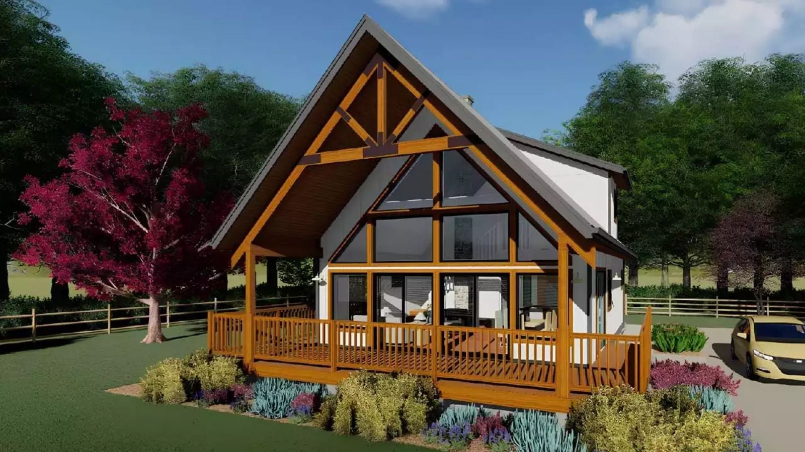 Crestmoor 2-Bedroom Rustic Modern Lake House with Future Rec Room Designed for Couples Who Want a Home That Feels Like Vacation (Floor Plan)