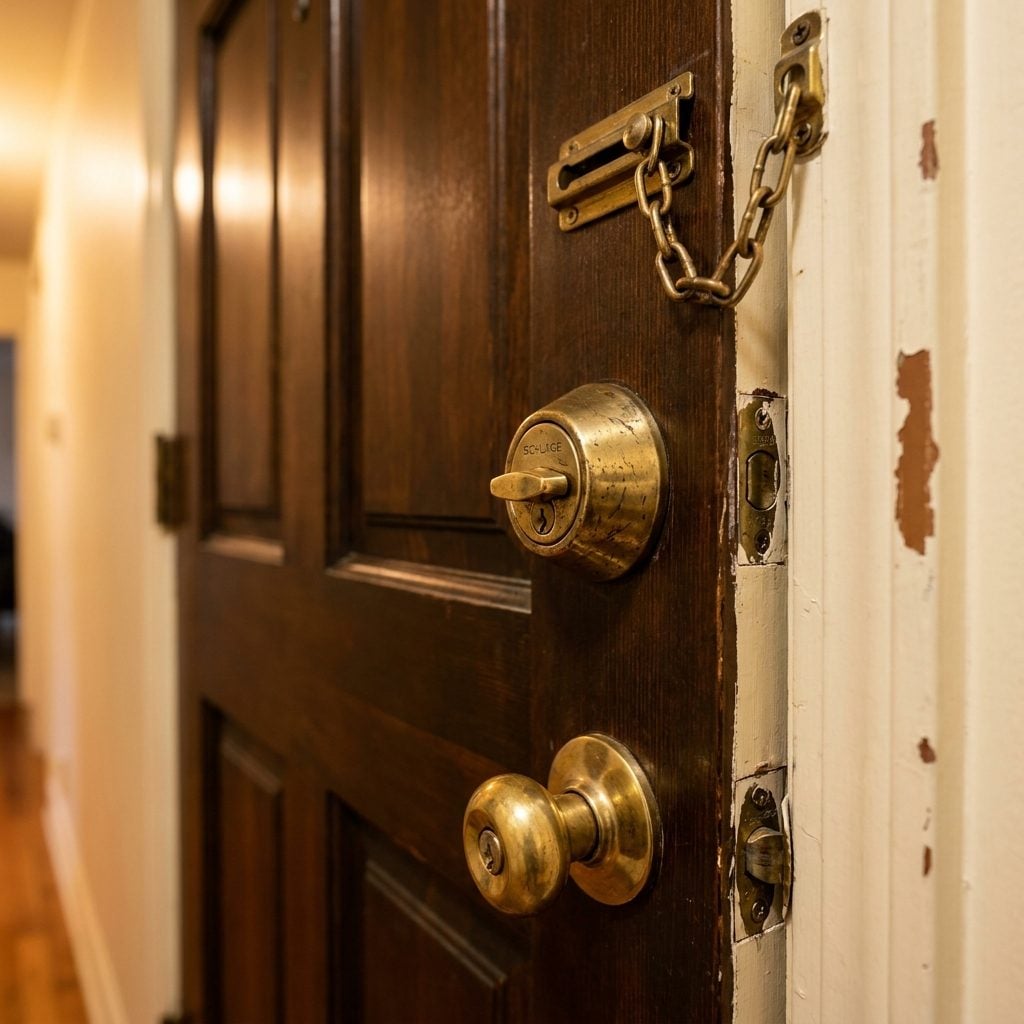 The Deadbolt With the Thumb Turn That Needed Two Hands and a Running Start