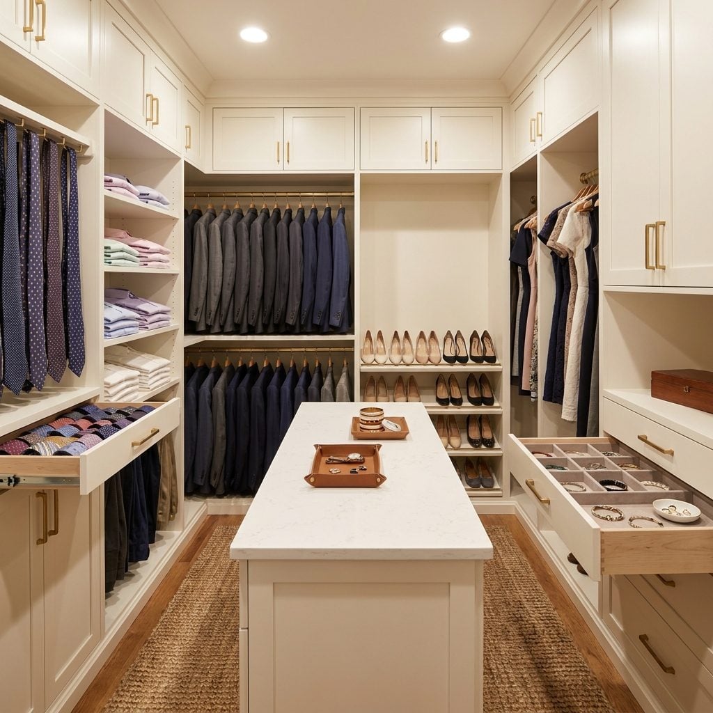 Designing for One Person When Two People Use the Closet Every Day