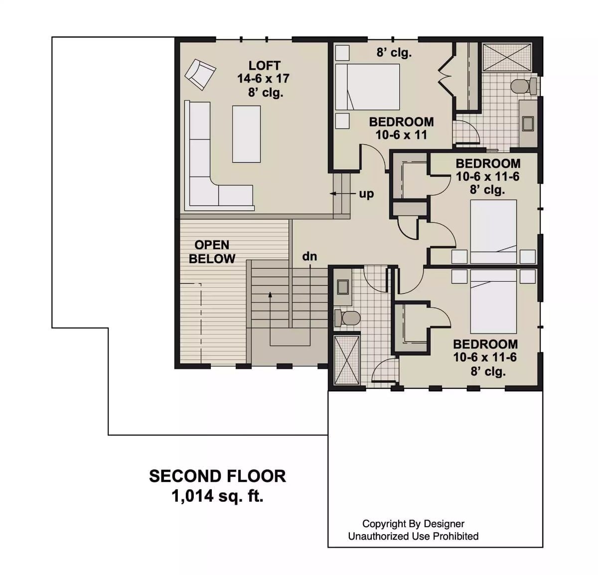 Floor Plan - Second Floor