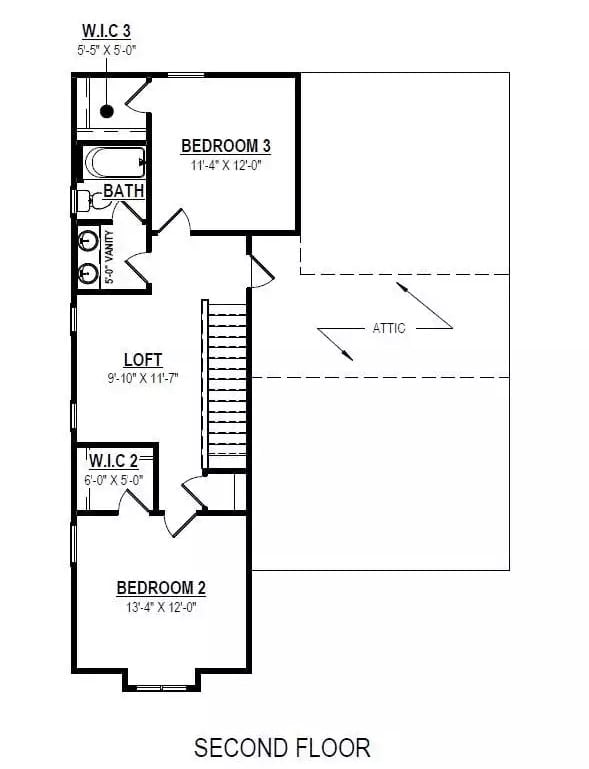 Floor Plan 2 - Elladine 3-Bedroom Southern with Main-Floor Primary Designed for Families Who Outgrew Their Starter Home Three Years Ago