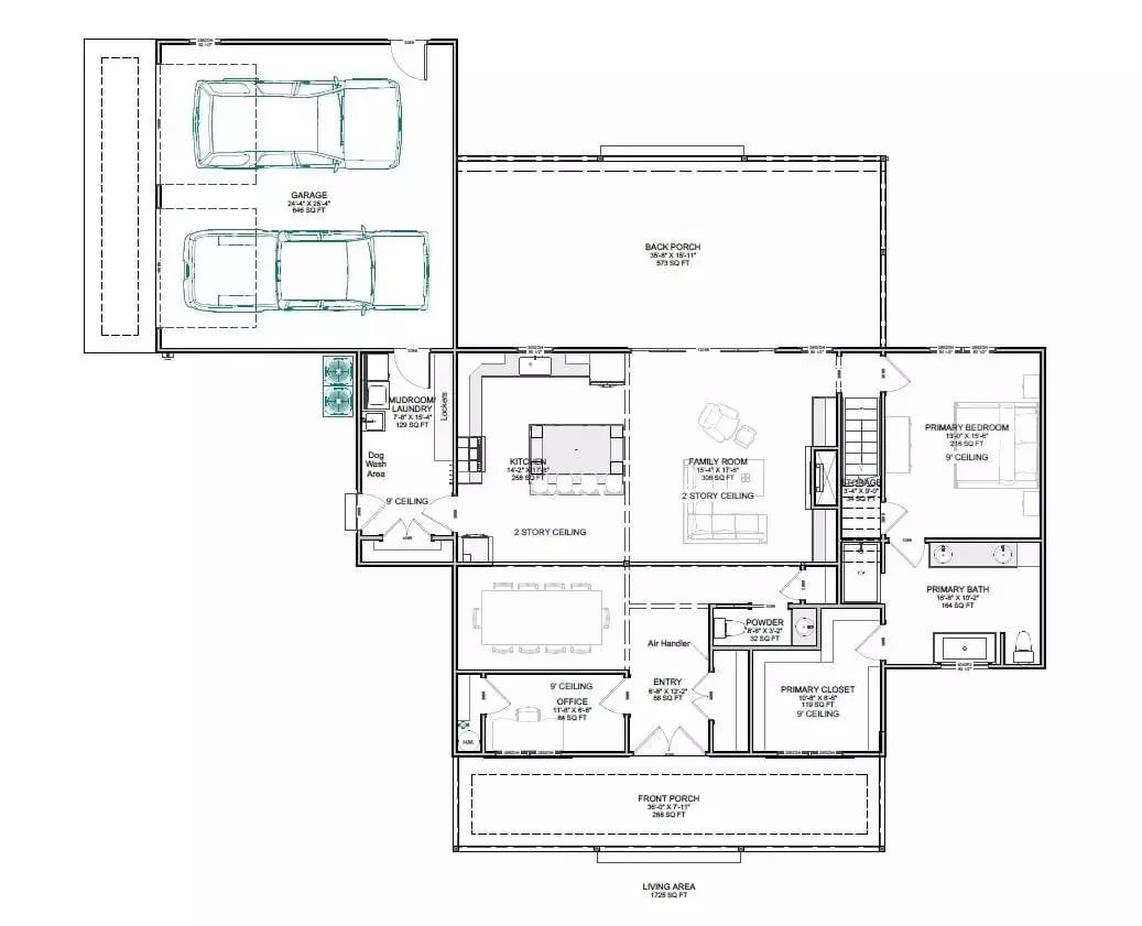 Floor Plan - Emberleaf Lane 3-Bedroom Modern Farmhouse with Main-Floor Primary Designed for Families Who Outgrew Their Starter Home Three Years Ago