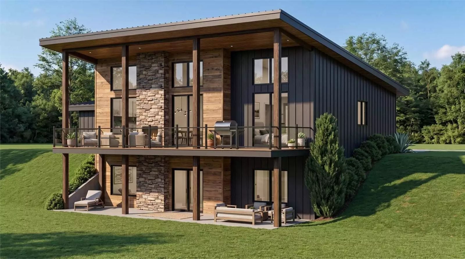 Estes Way 2-Bedroom Rustic Modern with Walkout Basement Designed for Couples Who Want a Home That Feels Like Vacation (Floor Plan)