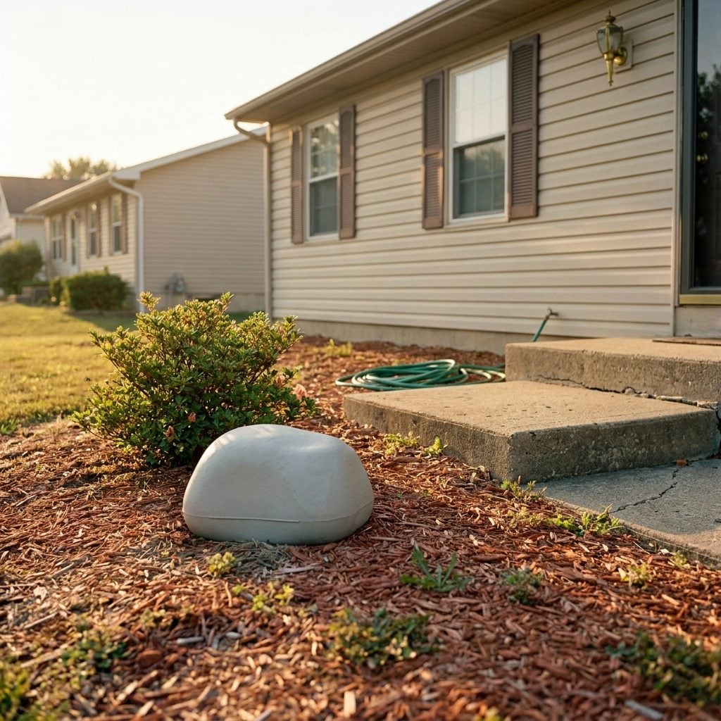 The Fake Rock Next to the Azalea Bush That Fooled Absolutely No One