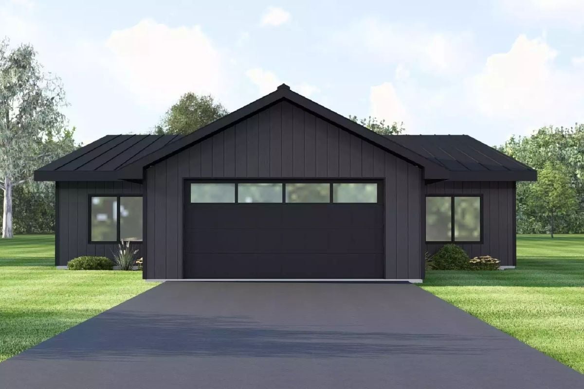 Dark Board-and-Batten Exterior Built for People Who Hate Beige
