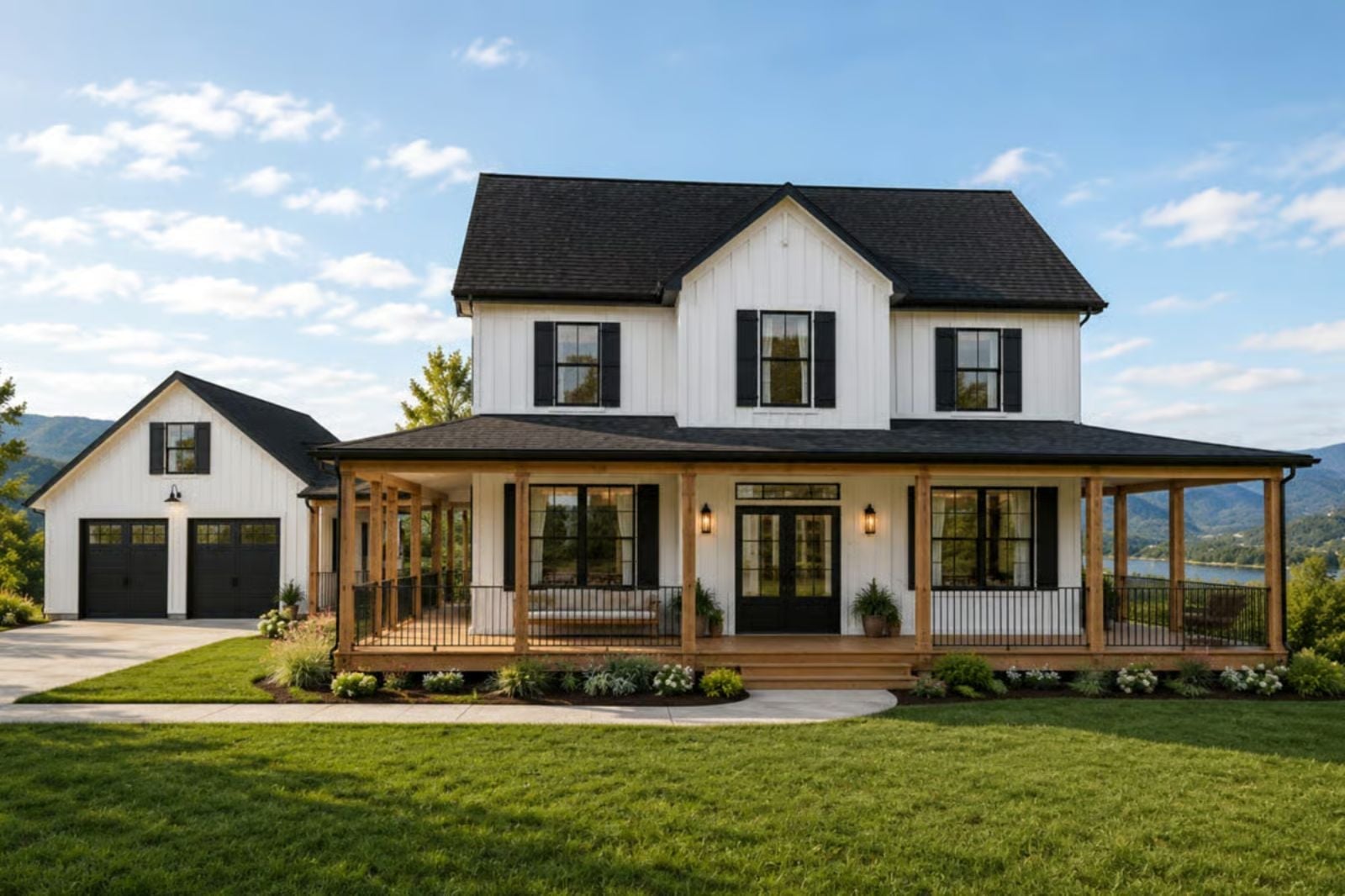 Fernhollow 4-Bedroom Farmhouse with Wraparound Porch Designed for Families Who Believe in Front Porches, Long Dinners, and Loud Laughter (Floor Plan)