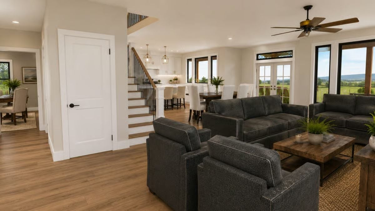 Open-Plan Living Where the Kitchen Refuses to Stay in Its Lane