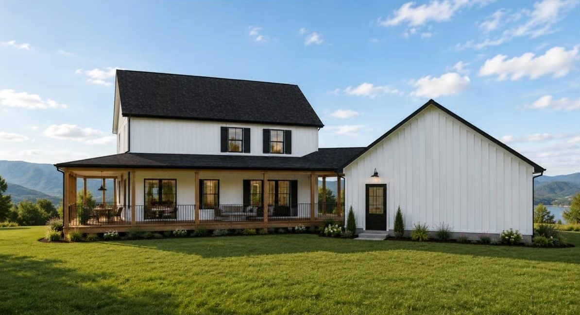 Wraparound Porch Country Living With a Side of Mountain Views
