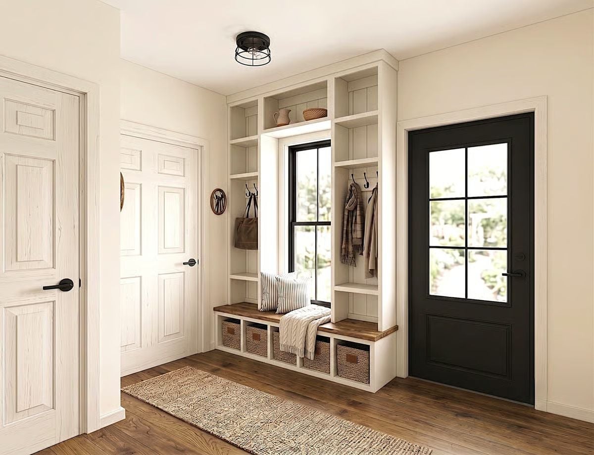 Mudroom Built Like It Actually Has a Job to Do