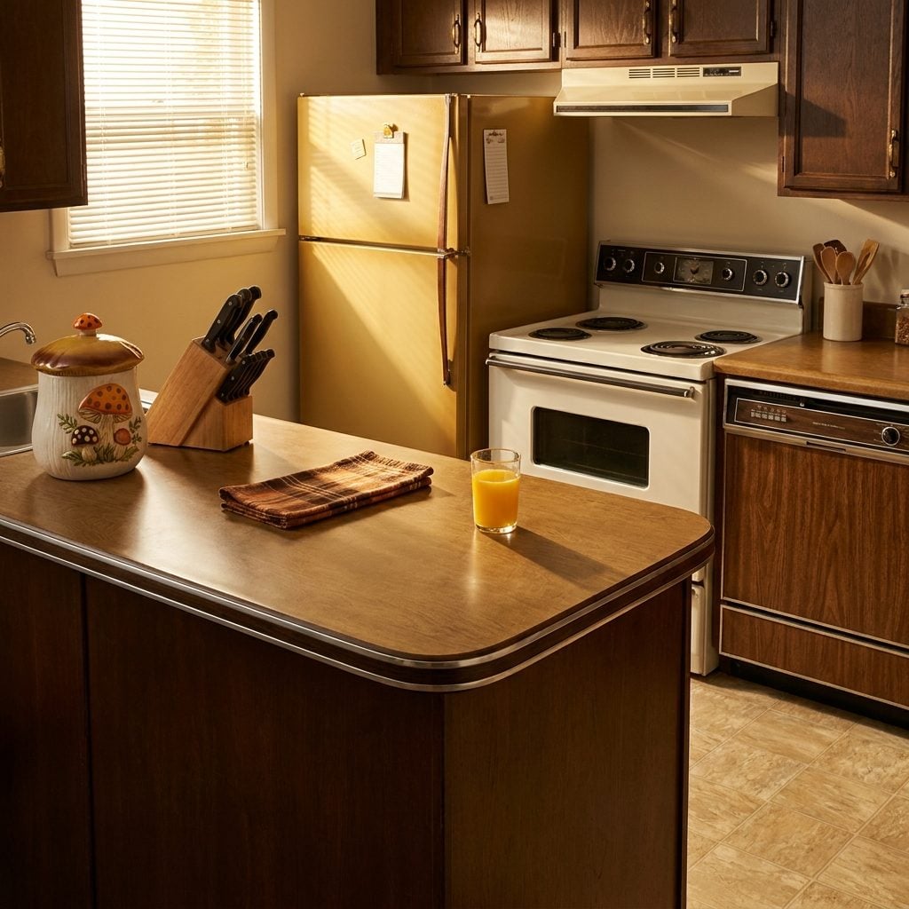 The Formica Countertop in a Color That Had No Name but Existed in Every Kitchen on the Block