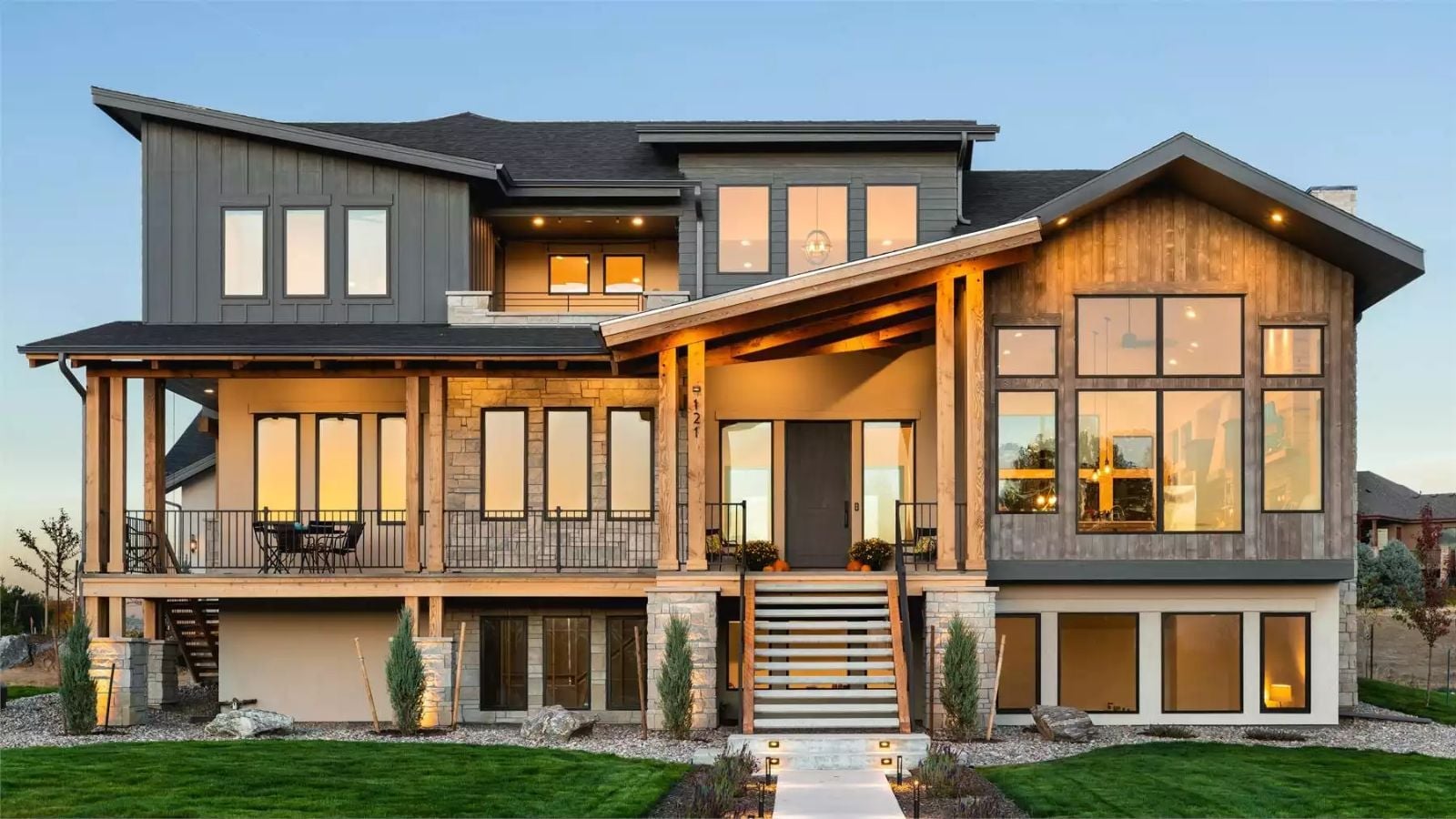 Foxhaven Grove 4-Bedroom Contemporary with Upstairs Loft Designed for Families with Teenagers Who Need Their Own Wing (Floor Plan)