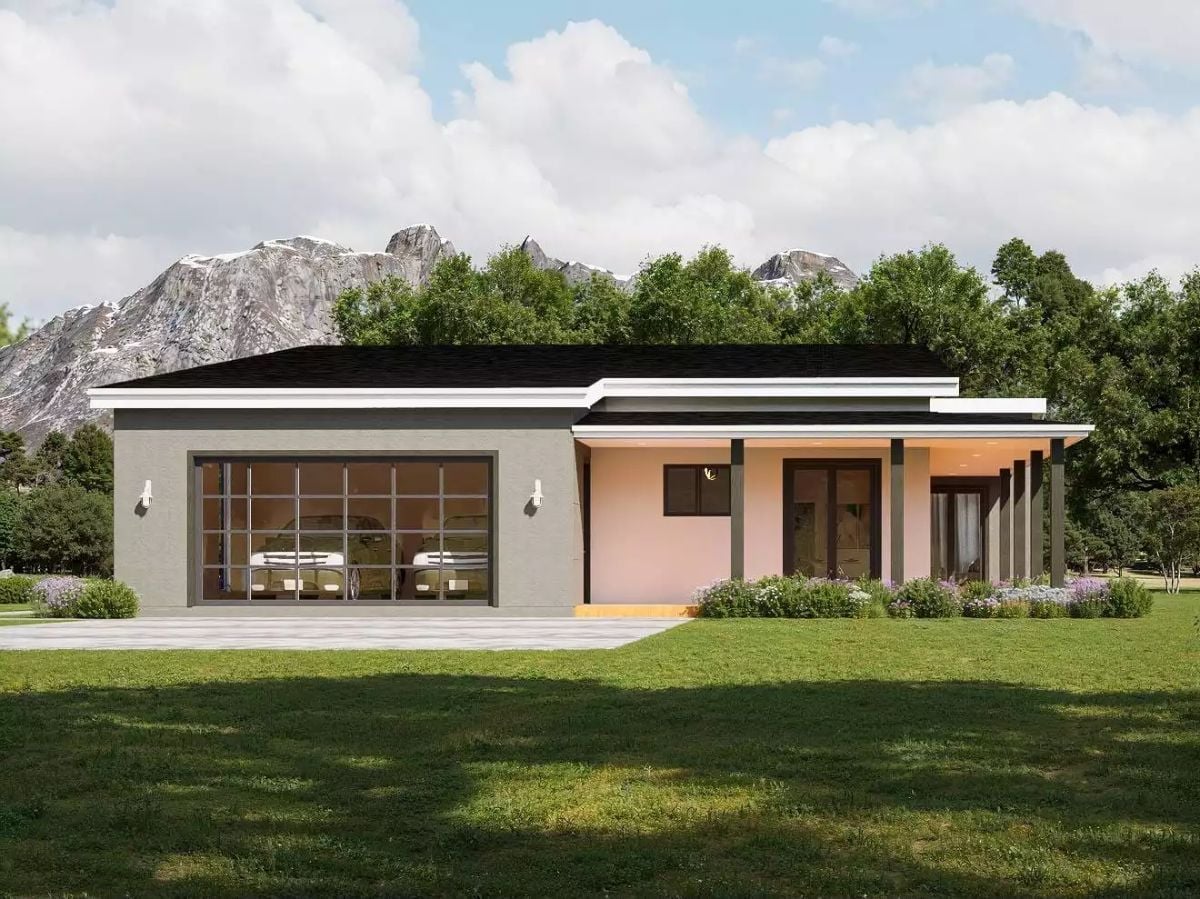Garage-Forward Exterior That Actually Makes the Entry Feel Inviting