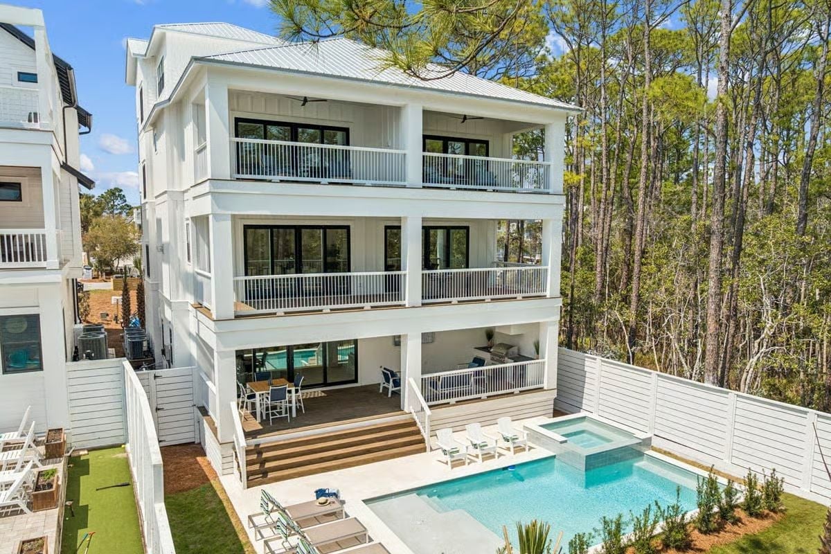 Three Levels of Covered Porches Make Outside Feel Like a Second Living Room