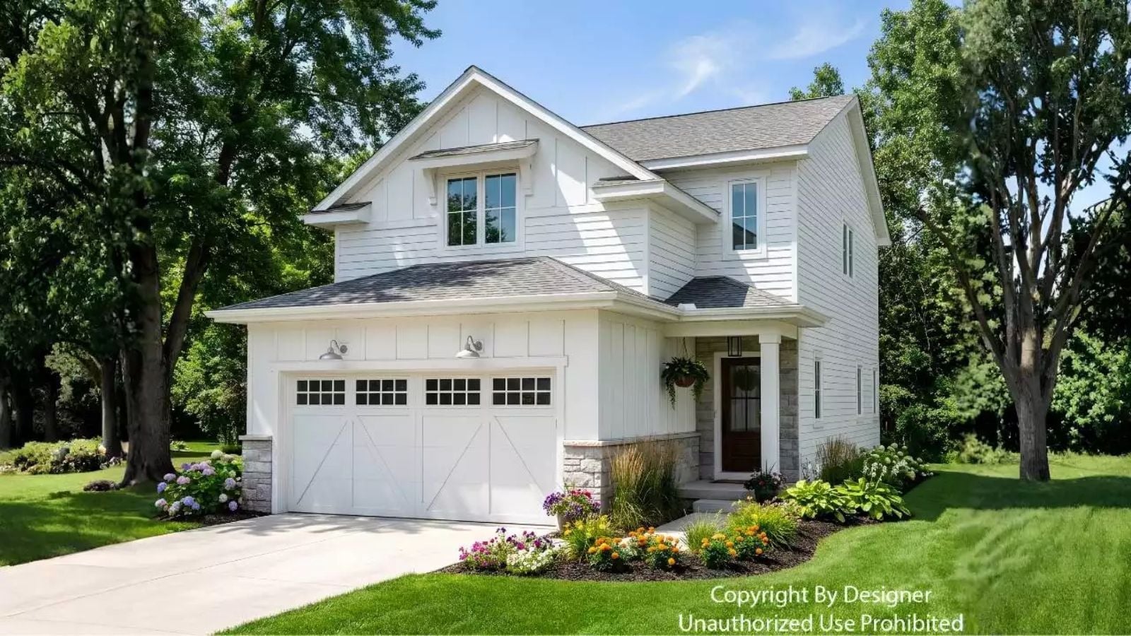 Hollyhock 3-Bedroom Farmhouse with Open-Concept Kitchen Designed for Families Who Outgrew Their Starter Home Three Years Ago (Floor Plan)