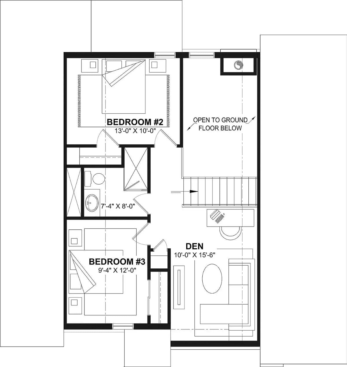 Floor Plan 2 - Homestead Meadows 3-Bedroom Cottage with Cathedral Ceiling Designed for Couples Who Want a Home That Feels Like Vacation