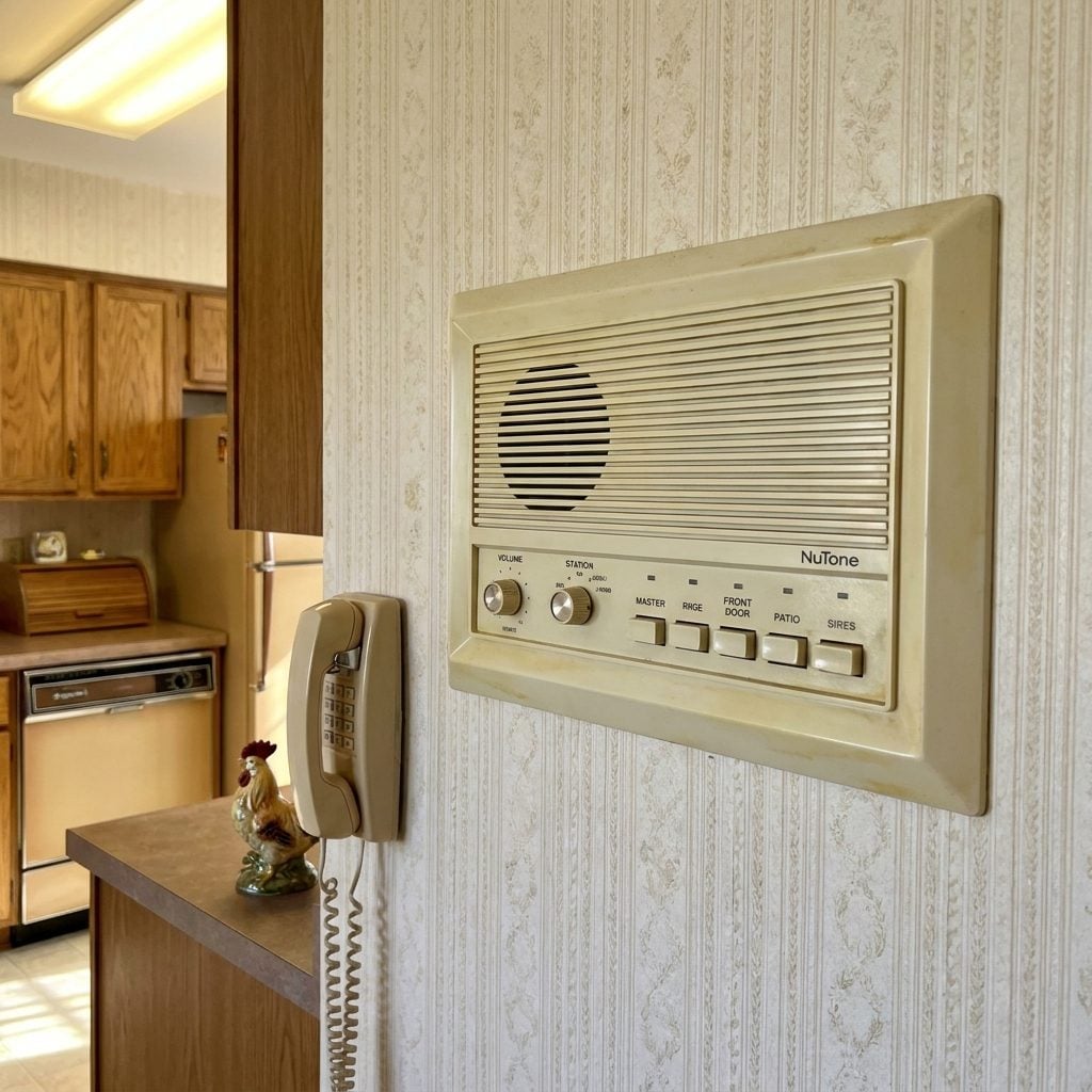 The Intercom Panel Built Into the Kitchen Wall That Played AM Radio and Nothing Else