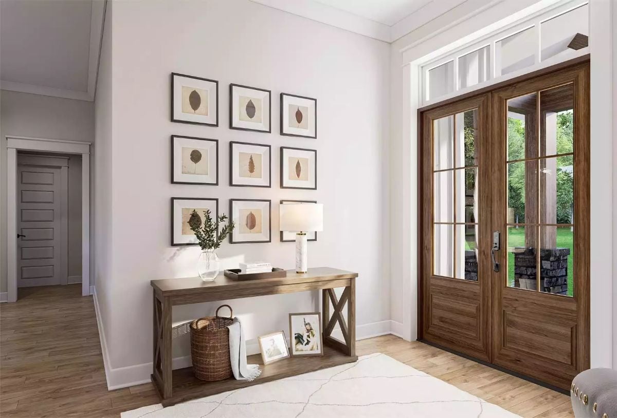 Botanical Gallery Wall and a Console Table That Know Exactly What They're Doing