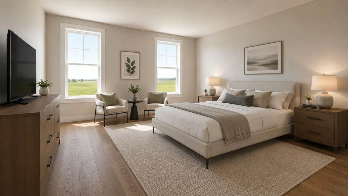 Warm Oak and Natural Linen Pull Off Something Quietly Confident