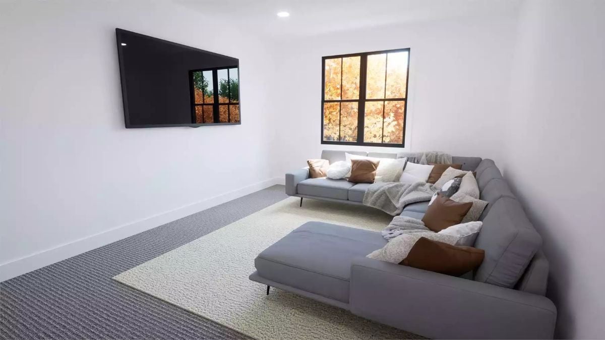 Gray Sectional, Warm Pillows, and a Room That Knows How to Sit Still