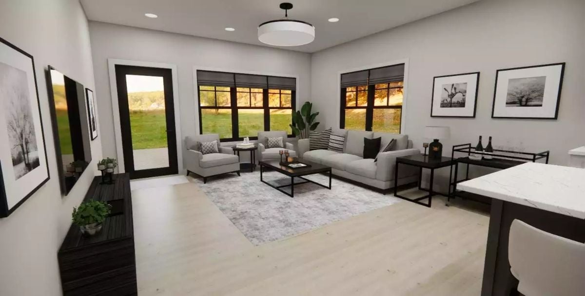 Light Floods In and the Furniture Doesn't Fight It