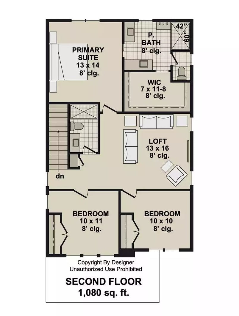 Floor Plan - Second Floor