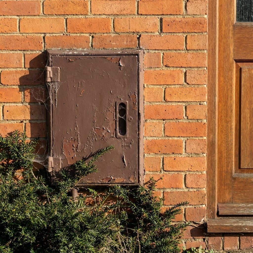 The Milk Chute Door in the Brick That Hadn't Been Opened Since 1971