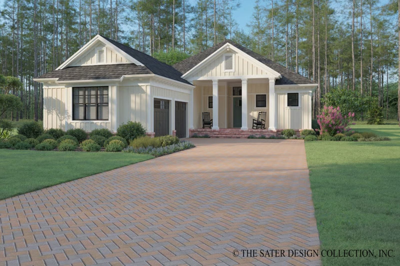 Mossworth 3-Bedroom Southern Country with Covered Patio Designed for Homeowners with a Soft Spot for Front Porches and Slow Mornings (Floor Plan)