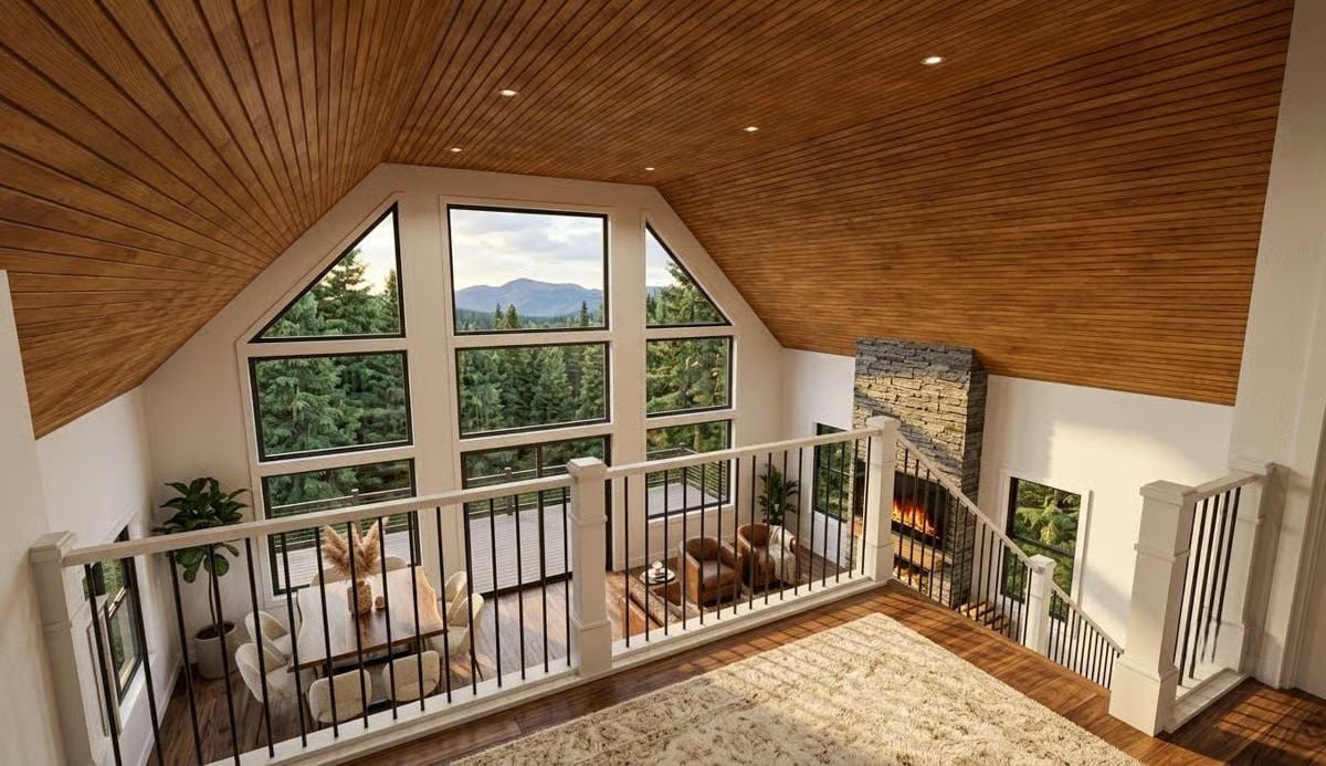 Loft Views, Stone Fire, and Treetops That Go On Forever