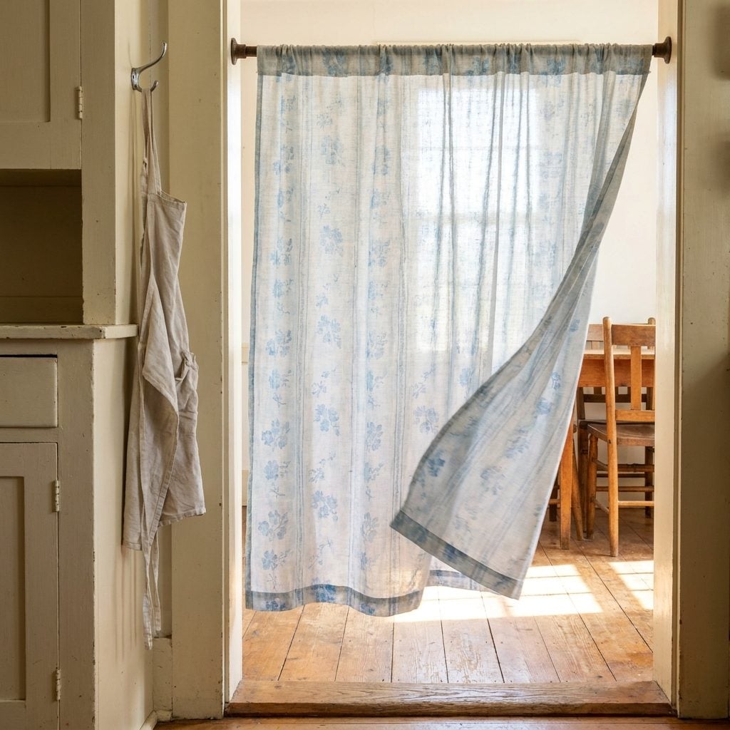 The Psychological Reason a Pulled Curtain Doorway Feels More Inviting Than a Closed Door