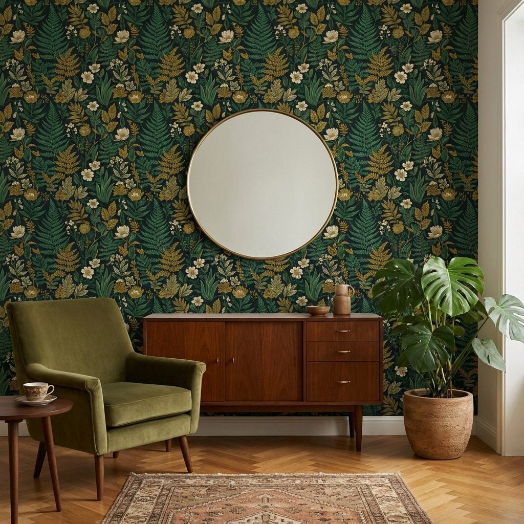 The Reason Patterned Wallpaper Calms You Down Instead of Overwhelming You