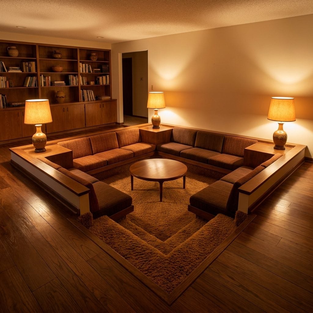 The Reason a Sunken Living Room Feels Like a Hug From Architecture